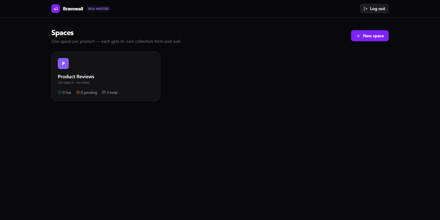 Bravowall screenshot