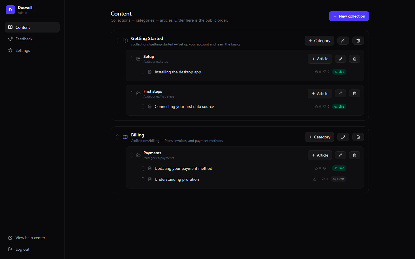 Docwell screenshot