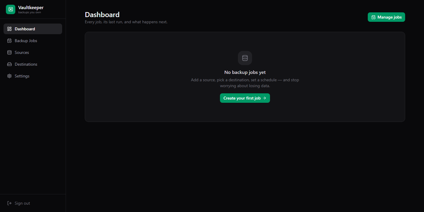 Vaultkeeper screenshot